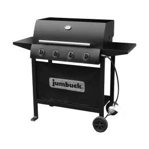 4 burner bbq with hood gas