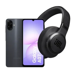 Samsung A07 and JBL Headphone Combo
